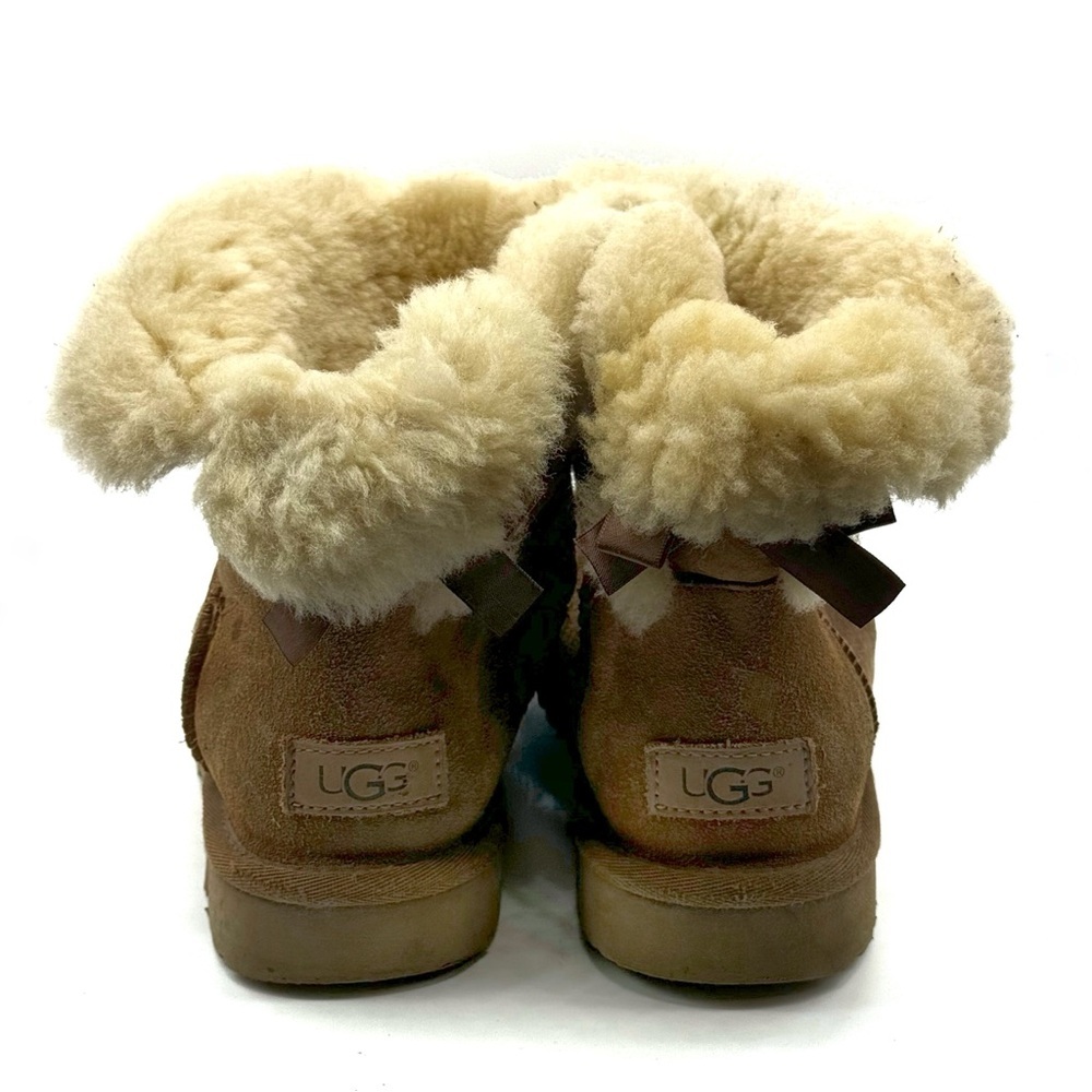 Ugg Mini Bailey Bow Boots Brown - Picture 6 of 10